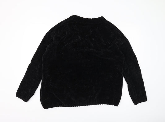 Womens UK Size L Tokyo Laundry Black Pullover Jumper