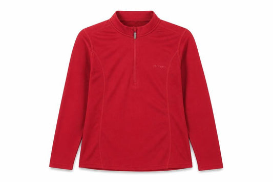 Rohan Women's Red XS Pullover, 1/4 Zip Long Sleeve Top