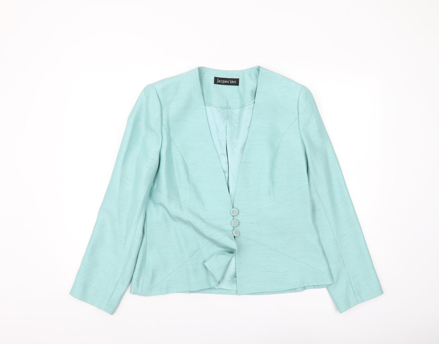 Jacques Vert Women's Blue Blazer UK 12, Lined, Formal Wear