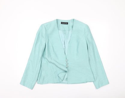 Jacques Vert Women's Blue Blazer UK 12, Lined, Formal Wear