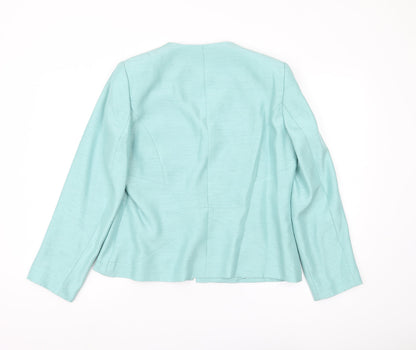 Jacques Vert Women's Blue Blazer UK 12, Lined, Formal Wear