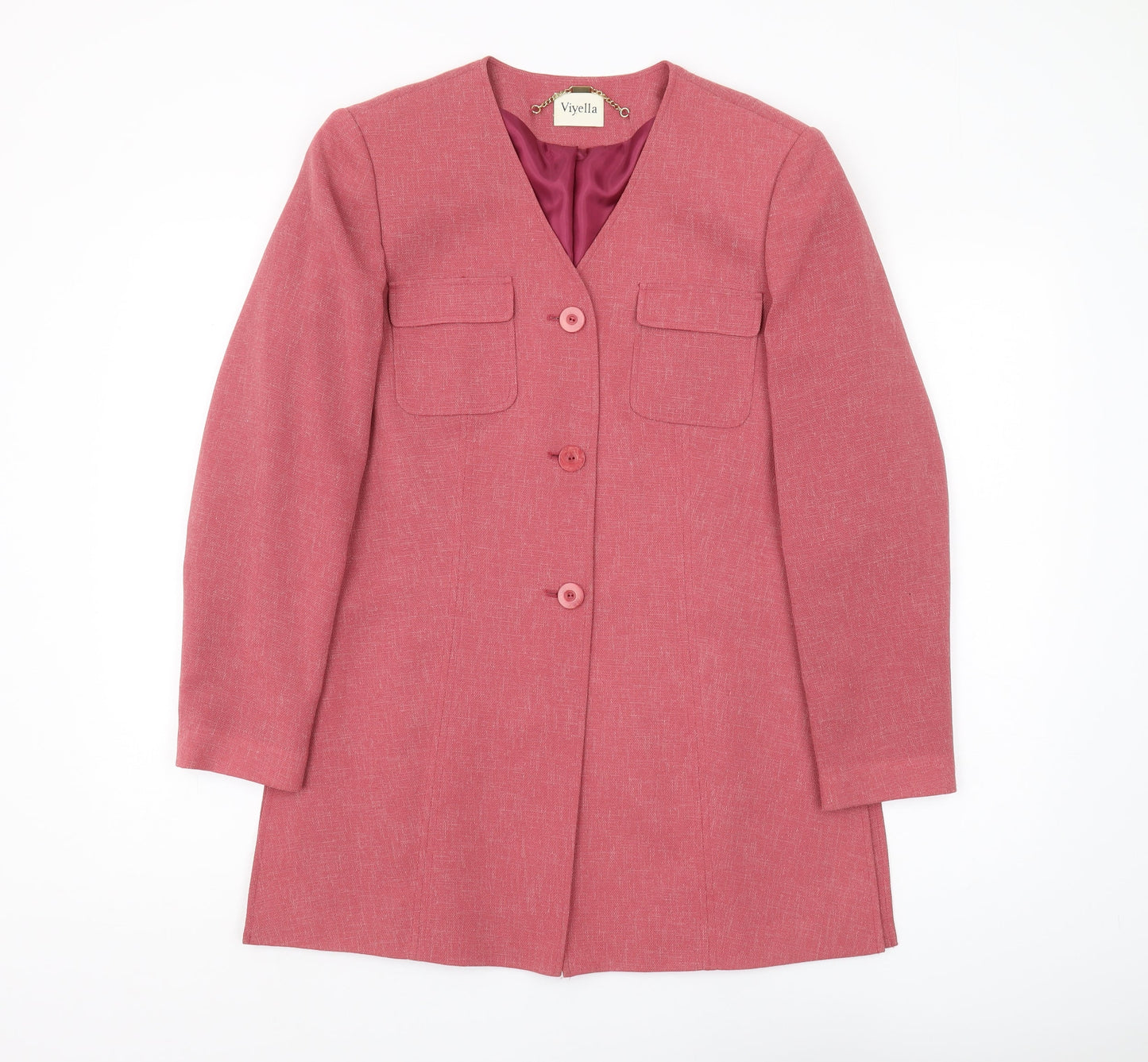 Viyella Women's Pink Blazer Size 10 Business Casual