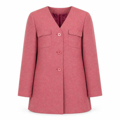 Womens UK Size 10 Viyella Regular Pink Blazer