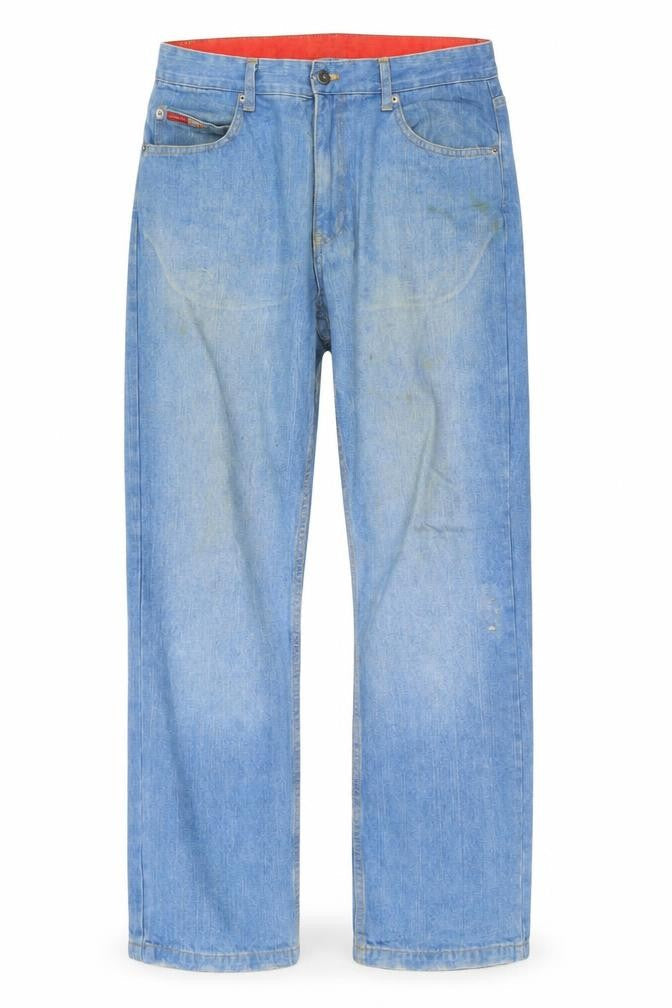 Mens UK Size 34S Pierre Cardin Regular Fit Straight Blue Jeans