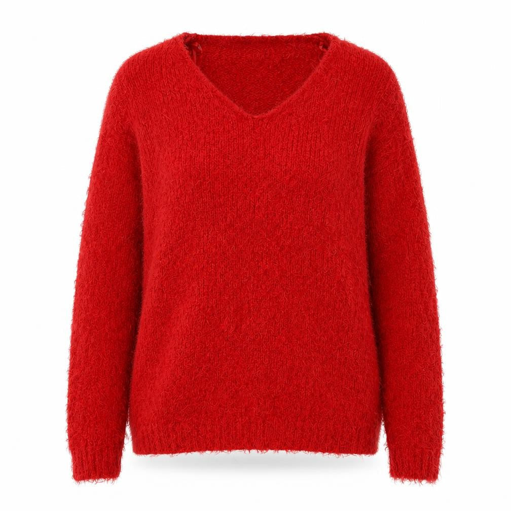 Womens UK Size 10 Brave Soul Red Pullover Jumper