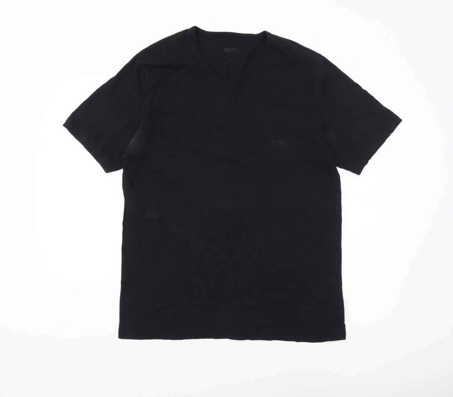 Mens UK Size 2XL Boss Black  T-Shirt