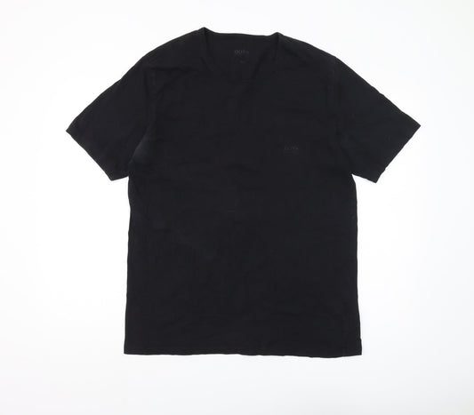 Mens UK Size 2XL Boss Black  T-Shirt