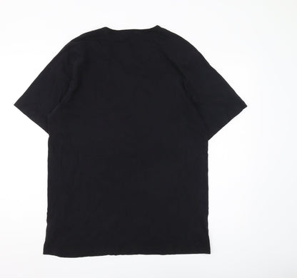 Mens UK Size 2XL Boss Black  T-Shirt