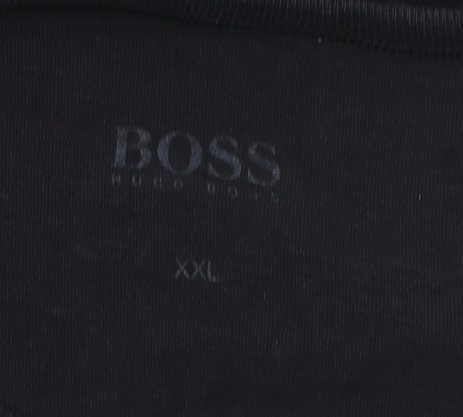Mens UK Size 2XL Boss Black  T-Shirt