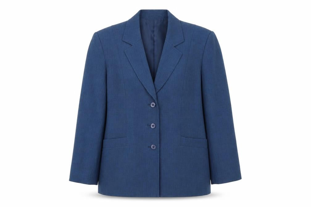 Womens UK Size 14 Eastex Regular Blue Blazer
