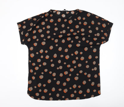 Womens UK Size 18 Capsule Black Basic Blouse