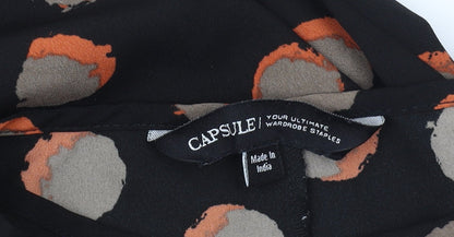 Womens UK Size 18 Capsule Black Basic Blouse