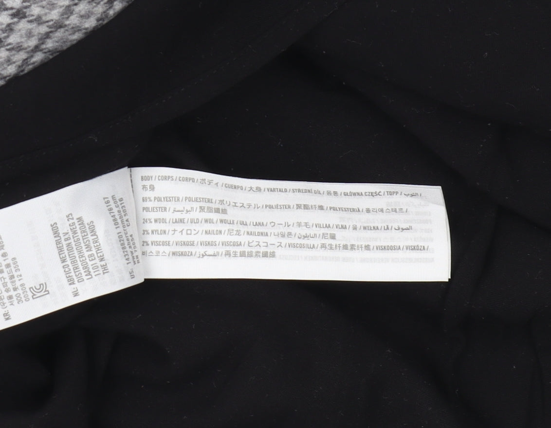 Abercrombie & Fitch Women's Grey Check Pencil Skirt M