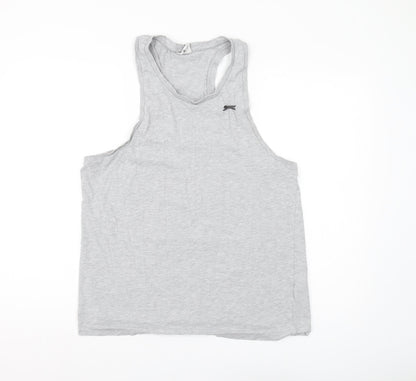 Slazenger Men's Grey Sleeveless T-Shirt XL