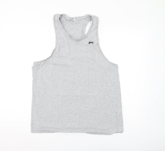 Slazenger Men's Grey Sleeveless T-Shirt XL