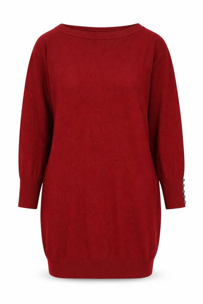 Womens UK Size 14 Roman Red Pullover Jumper