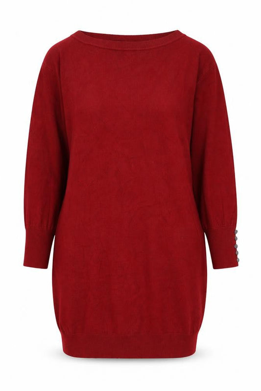 Womens UK Size 14 Roman Red Pullover Jumper