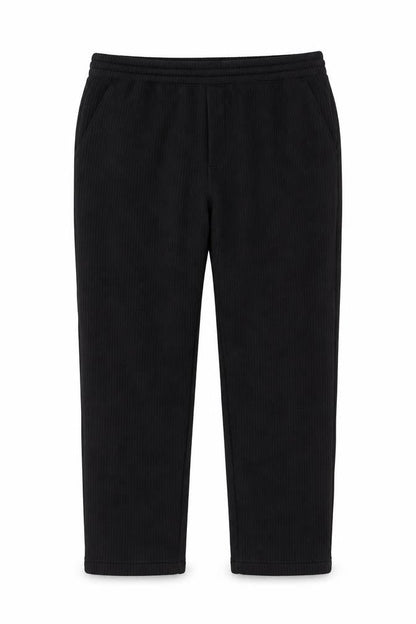H&M Women's Black Regular Fit Trousers, Size L
