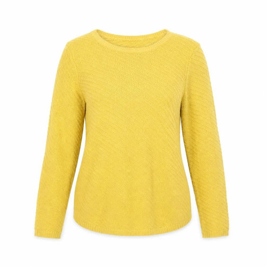 Womens UK Size 12 M&Co Yellow Pullover Jumper
