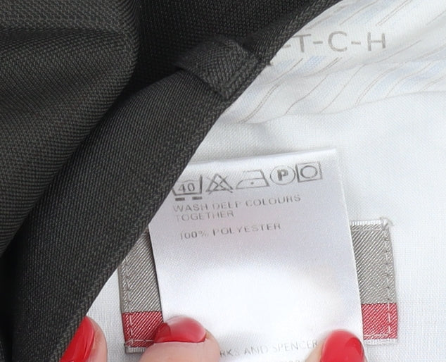 Marks and Spencer Men's Green Dress Pants 38in L Regular