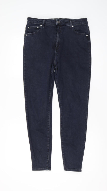 Womens UK Size L ASOS DESIGN Regular Fit Skinny Blue Jeans