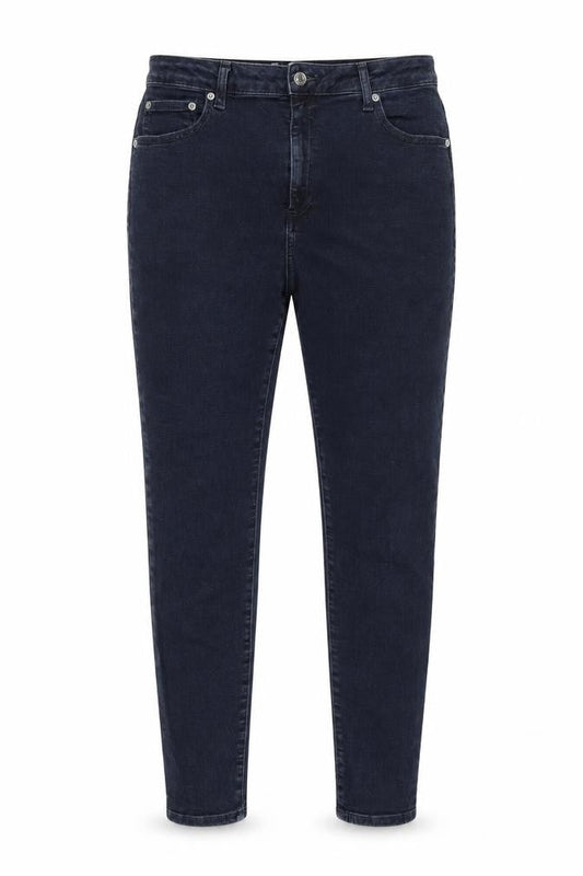 Front view of ASOS DESIGN Women's Blue Skinny Jeans, size L