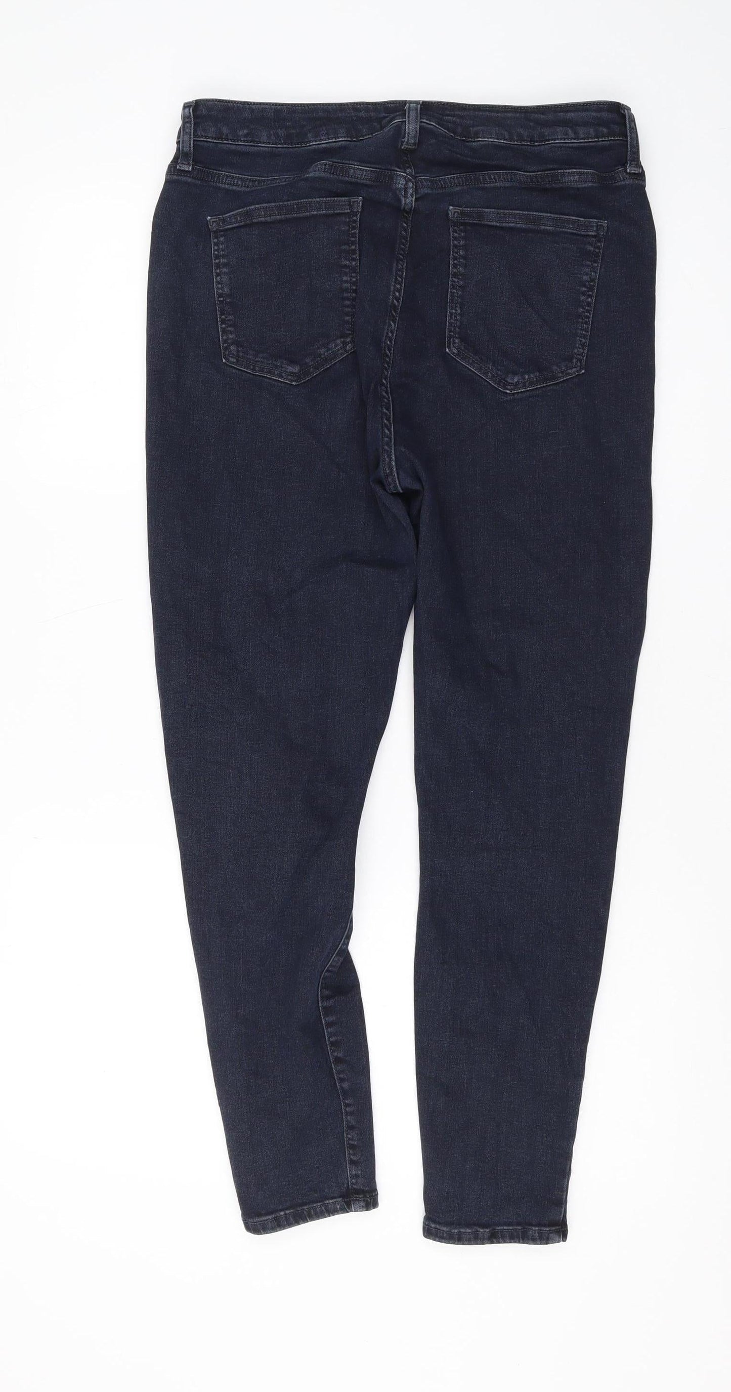 Womens UK Size L ASOS DESIGN Regular Fit Skinny Blue Jeans