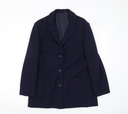 MatchSet Women's Blue Blazer - Size S, Business Casual