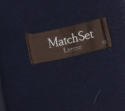 MatchSet Women's Blue Blazer - Size S, Business Casual
