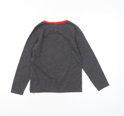 Marvel Avengers Boys Grey Long Sleeve T-Shirt 7-8 Years Superhero