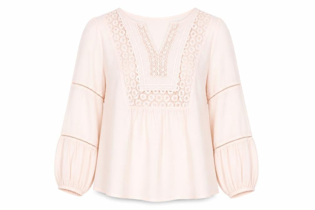 Womens UK Size 16 BHS Pink Tunic Blouse