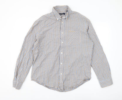 Ben Sherman Men's Check Shirt L Collared Multicoloured