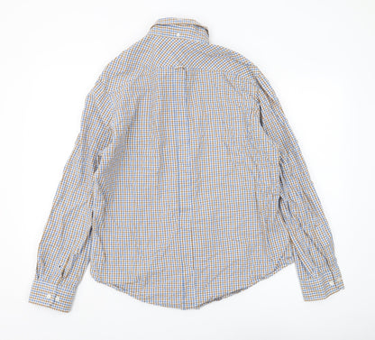 Ben Sherman Men's Check Shirt L Collared Multicoloured