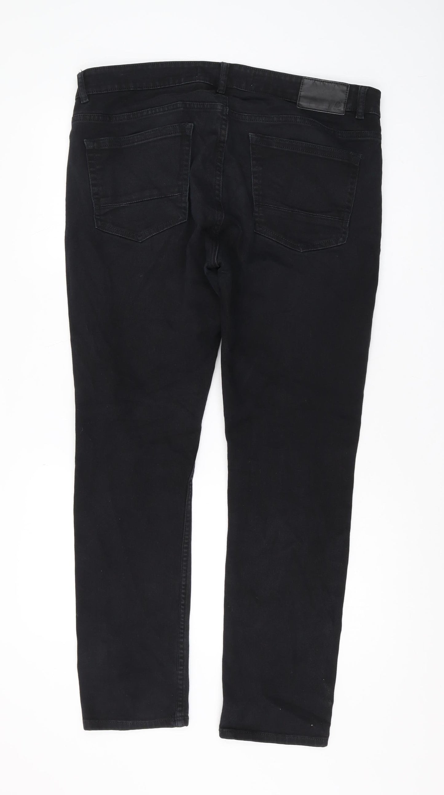 Burton Menswear Men's Black Skinny Jeans Size 38