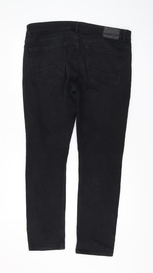 Burton Menswear Men's Black Skinny Jeans Size 38