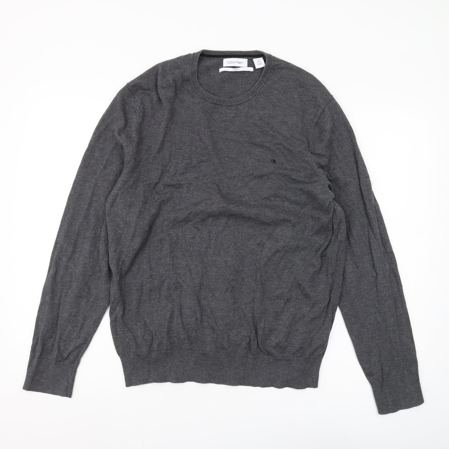 Calvin Klein Men's Grey L Pullover Jumper