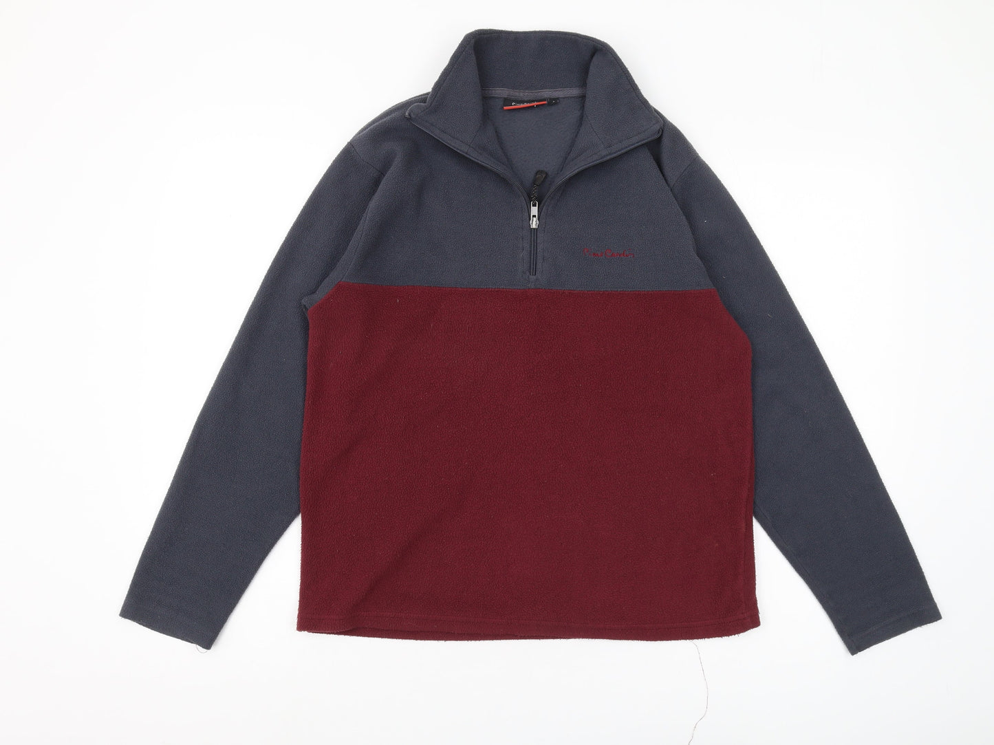 Mens UK Size S Pierre Cardin Multicoloured 1/2 Zip Sweatshirt