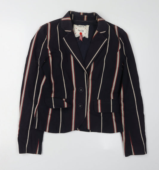 Oasis Women’s Multicoloured Striped Blazer Size 8
