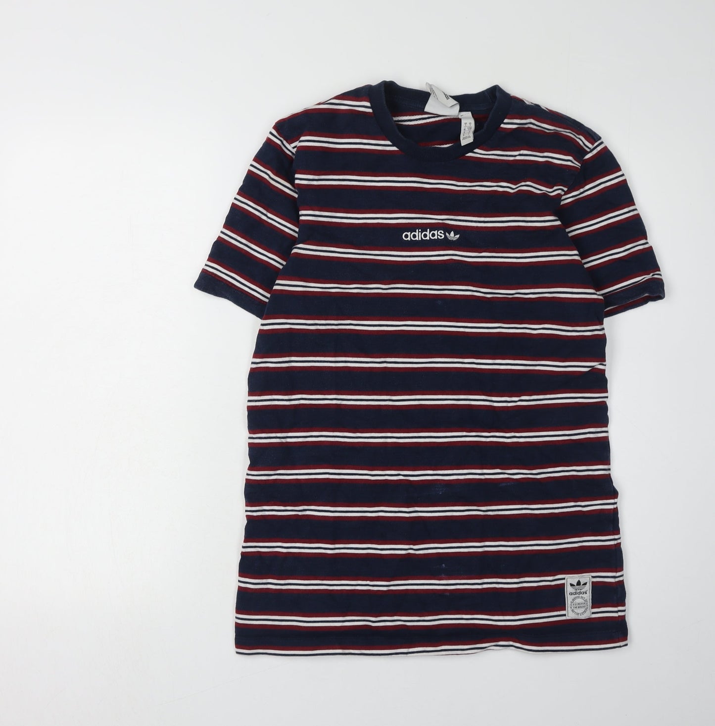 Adidas Men's Multicoloured Striped T-Shirt S