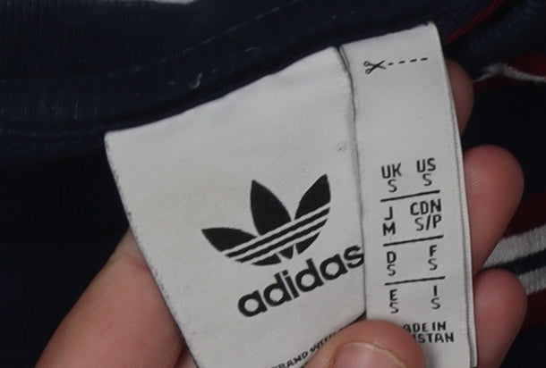 Adidas Men's Multicoloured Striped T-Shirt S