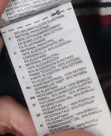 Adidas Men's Multicoloured Striped T-Shirt S