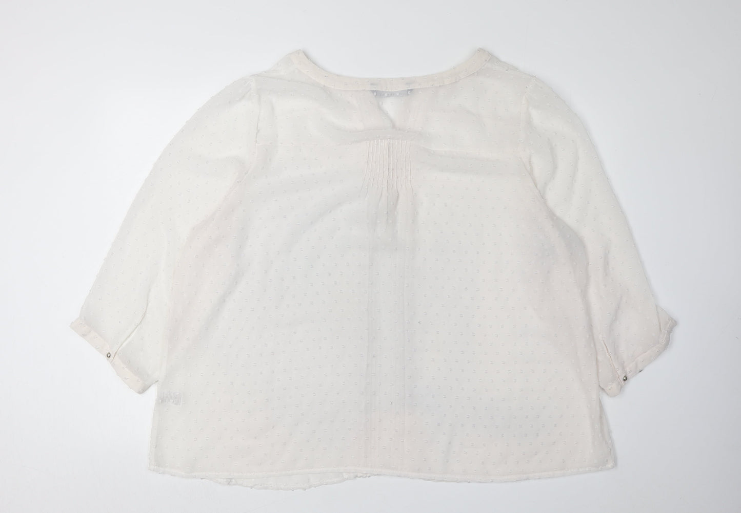 Womens UK Size 24 David Emanuel Ivory  Blouse