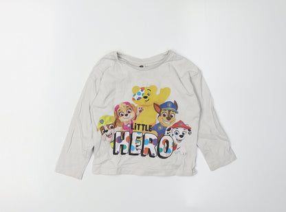 George Boys White PAW Patrol T-Shirt, 2-3 Years