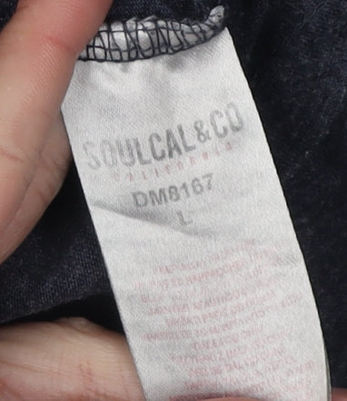 SoulCal & Co Men's T-Shirt Blue L California Theme