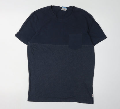 Mens UK Size L JACK & JONES Blue  T-Shirt