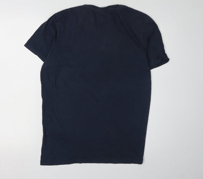 Mens UK Size L JACK & JONES Blue  T-Shirt