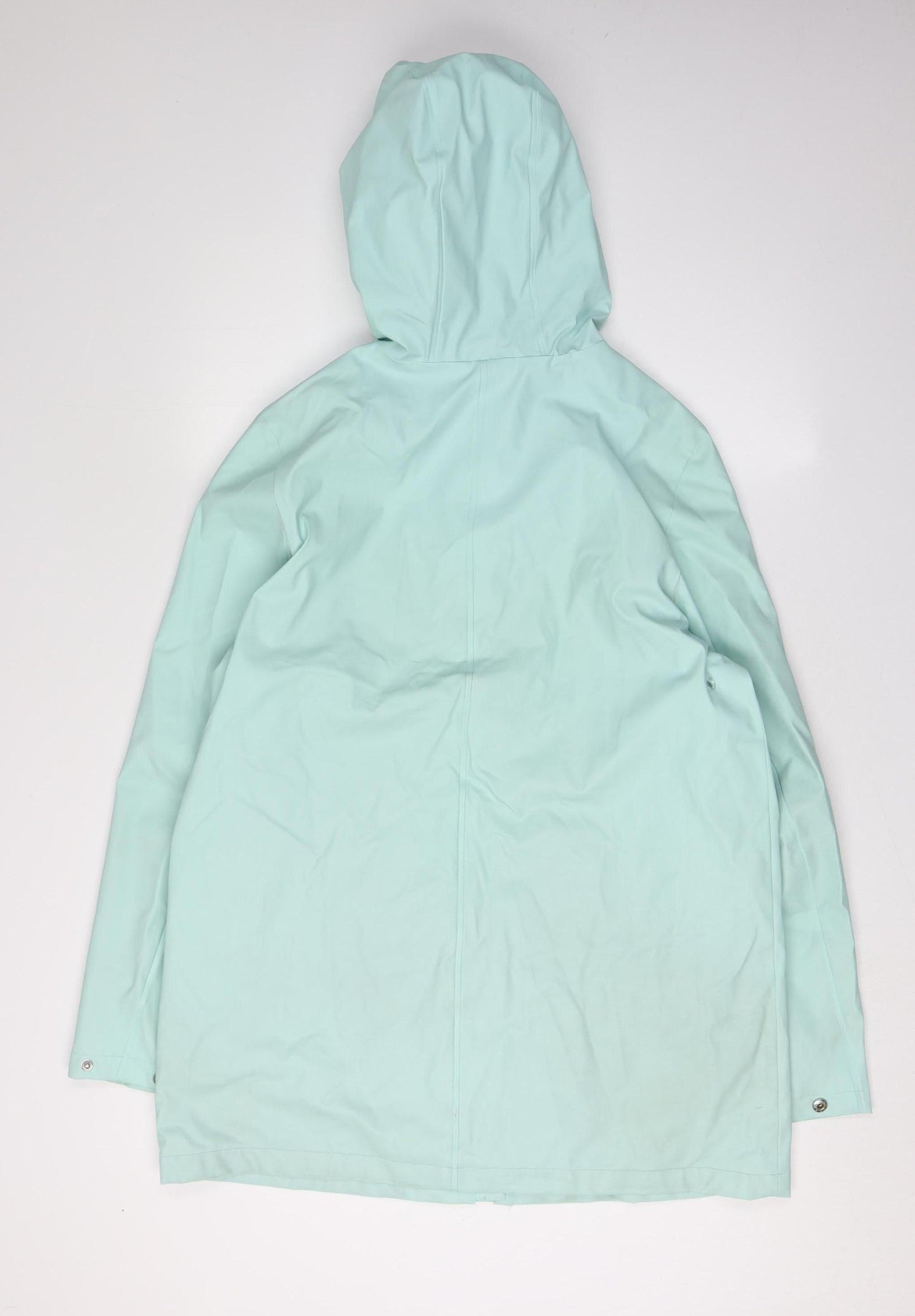 Womens UK Size 12 Marks and Spencer Green Rain Coat