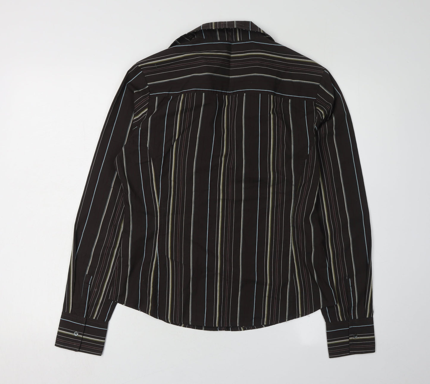 Unisex Adults UK Size L Ben Sherman Black Basic Button-Up