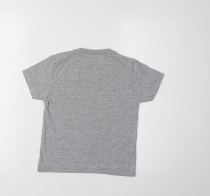 Boys Jurassic World Grey Graphic T-Shirt XS