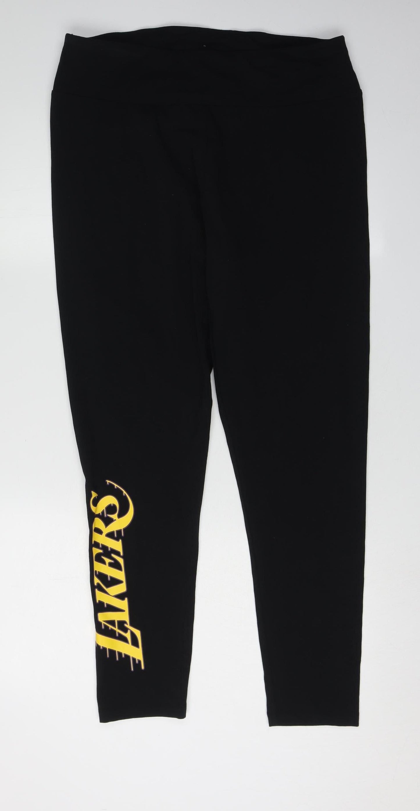 NBA Women's Black Ankle Leggings Size 14/16